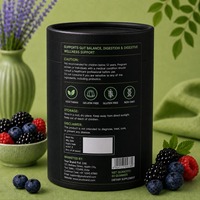 Gomitas Probióticas y Prebióticas Sin Gluten, Sin OMG, Sabor a Bayas Mixtas, Vegetarianas, Sin Gelatina, para la Digestión Intestinal, Marca Privada OEM