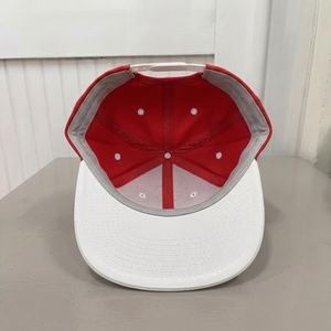 OEM Custom Two Tone Structured Snapback Cap <b>Flat</b> Brim Cotton Twill Baseball <b>Hat</b> Embroidery Blank Cap Bulk Wholesale - Product Image 4