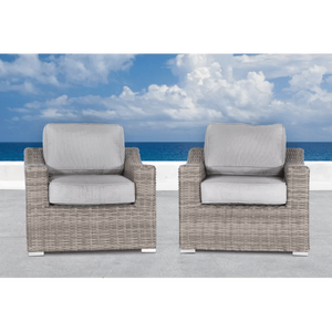 Sedia da Patio Completamente Assemblata con Cuscini Confortevoli Include Tutti i Componenti Necessari - Product Image 1