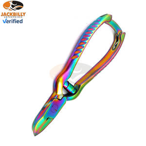 Coupe-ongles multi-usages en acier inoxydable pour bébé, pour ongles incarnés épais, à mâchoires concaves, à ressort, lames tranchantes - Product Image 4