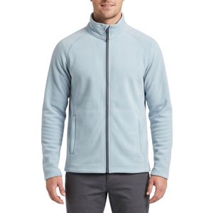 Light Blue Plain Men's Softshell <b>Jackets</b> Premium Quality Comfortable Breathable Windproof <b>Fleece</b> <b>Lined</b> Outdoor Wholesale <b>Jackets</b> - Product Image 1