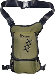 Sac de cuisse en cuir véritable, sacoche de jambe tactique pour moto, sac banane 30-40L, sac de voyage étanche à bas prix - Product Image 3