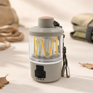 Linterna de Camping HYUGA Nueva de Doble Función con Función de Colgado, Luz Ambiental, Temperatura de Color Ajustable, Cinco Niveles de Brillo - Product Image 3