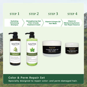NAITIN <b>Hair</b> Care Series <b>Color</b> Repair Damaged <b>Hair</b> Foam <b>Shampoo</b> Conditioner Treatment with Deep Conditioning & Moisturizing - Product Image 2