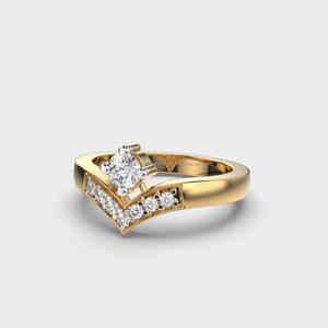 แหวนแต่งงาน igi/gia ได้รับการรับรองสำหรับผู้หญิงแหวนทองสไตล์วินเทจสำหรับปลูกเพชรงานหมั้น - Product Image 3