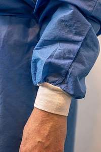 Blouse médicale non tissée à prix d'usine, tablier chirurgical jetable pour médecins et infirmières, protection professionnelle - Product Image 4