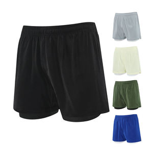 Pantalones Cortos Deportivos de Verano para Hombre, de Secado Rápido, para Gimnasio, Fitness, Playa, Cintura Media, Tallas Grandes, Lisos, Teñidos, Venta al Por Mayor, Servicio OEM - Product Image 1