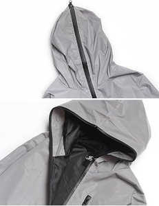 <b>Men's</b> Hooded Windbreaker <b>Jacket</b> <b>Canvas</b> Washed Winter Waterproof Breathable Casual Solid Color Thin Outerwear High Street - Product Image 3