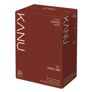 KANU Tiramisu Latte Café Instantáneo 24 Sobres Bebida Cremosa Dulce Estilo Café Coreano Sabor Suave Caja Pedido a Granel para Mujeres - Product Image 1