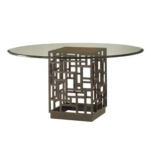 Designer Contemporary Metal <b>Side</b> <b>Table</b> with <b>Mirror</b> Gold Finish and Premium SurfaceWeatherproof Metal Accent <b>Table</b> - Product Image 1