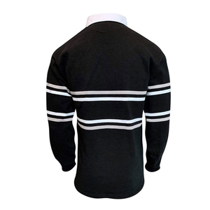 Maillot de rugby personnalisé à manches courtes, respirant, léger, pour sports d'équipe, séchage rapide, uniforme d'entraînement et de match, 100 % polyester - Product Image 3
