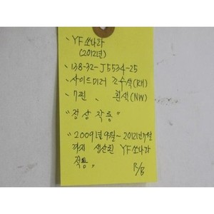 ชุดกระจกมองข้างด้านนอกขวา รุ่นโซนาต้า ด้านขวา 876203S210NW - Product Image 2