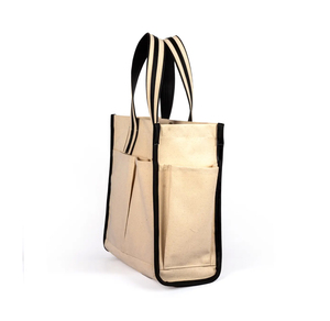 Bolsa de Mano de Lona Resistente al Agua, Ajustable y Lavable, con Logotipo Personalizado Impreso al por Mayor, de Poliéster/Algodón, Ecológica y Moderna - Product Image 1