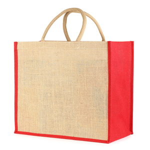Sacs isothermes pliables en jute Double R, fermeture ouverte, écologiques, durables, imperméables, capacité personnalisée, livraison de repas de 7 pouces - Product Image 6
