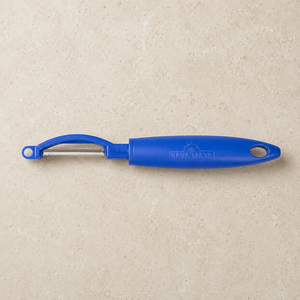 Pelador de Frutas y Verduras Manual Daya Ilata JM123 Azul, Cuchilla de Acero Inoxidable, Fácil de Limpiar, Solo Lavar a Mano - Product Image 1