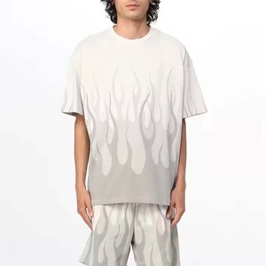 ELEGANT CORPORATION Nouveauté 2026 Ensemble T-shirt à manches courtes et short pour homme, imprimé par transfert thermique, uni, décontracté, respirant, personnalisé, pour l'été - Product Image 3