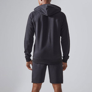 Ensemble deux pièces pour homme, sweat-shirt et short décontractés, confort quotidien, ensemble assorti sweat-shirt et short pour homme - Product Image 2