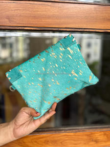 Metallic Fur Leather Handbag Western Style Crossbody Handbag Steer Carving Sling <b>Purse</b> Western Style Handbag - Product Image 6