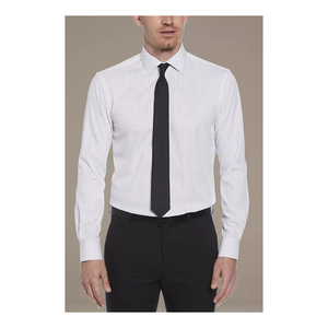 Men's Slim Fit Casual Shirt 100% Cotton Twill Fabric Long Sleeve Turn-<b>Down</b> Collar Quick Dry Breathable Anti-Pilling Eco-Friendly - Product Image 1