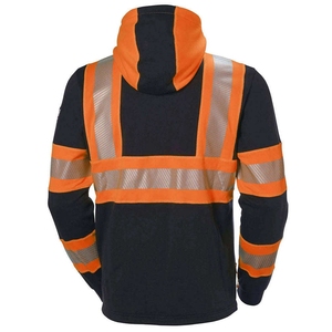 Sweat-shirt de travail haute visibilité avec bande réfléchissante, sweat-shirt de sécurité personnalisé, construction en tissu durable, sweat-shirt de sécurité pour la logistique et les activités de plein air - Product Image 5