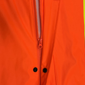 High Visibility Reflective <b>Jacket</b> with Hood Waterproof Safety Clothing for Industrial <b>Construction</b> <b>Work</b> OEM Custom - Product Image 3