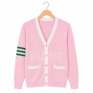 HMR Sisterhood Sorority – Manteau d'hiver uni, écologique, vintage, léger, en acrylique brodé, avec fermeture à bouton unique - Product Image 5