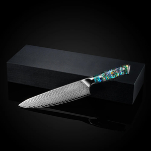 Cuchillo de Cocina de Acero de Damasco, Hecho a Mano, Hoja de Calidad Profesional con Mango Ergonómico para Uso Diario - Product Image 3