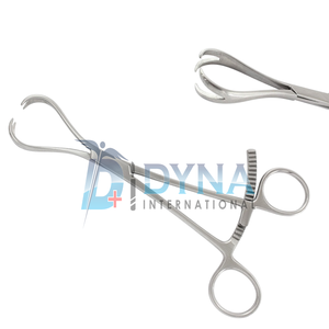 Forceps de réduction osseuse à double pointe de haute qualité, 17 cm, droits, instruments orthopédiques certifiés CE - Product Image 6