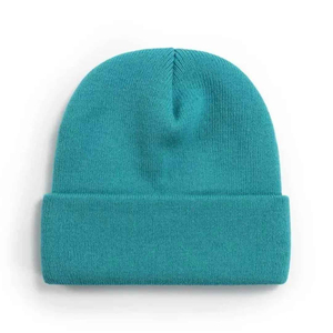 Bonnet uni coupé à la forme pour homme, sans couture, design épuré, en fil épais et lourd, forme ronde, couvre-tête - Product Image 4