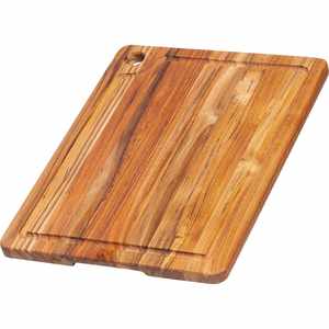 Tabla de cortar rectangular de madera para cortar queso y carne, tabla de cortar y charcutería de madera rústica moderna, accesorios de cocina - Product Image 2