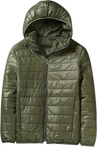 Hot Selling Winter Bomber Jacket for <b>Men</b> Warm Outdoor Regular Lightweight Bubble Puffer Down Jackets - Product Image 5