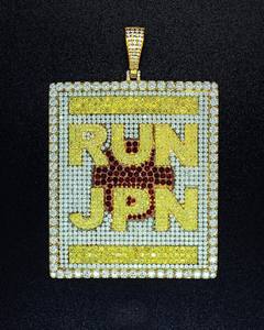 Custom Made Rapper Luxury Jewelry 925 Silver Iced Fully 3D VVS1 Baguette Moissanite Hip Hop Letter Charm Pendant Man - Product Image 1