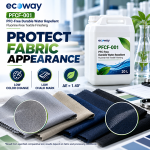 ECOWAY PFCF-001 Imperméabilisant textile sans fluor, faible changement de couleur et faible marquage de craie - Product Image 1