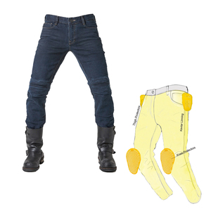 AA Rated Plus Size Men's Sportswear Custom Team Winter Racing <b>Motorbike</b> Jeans Breathable Quick Dry Stone Washed Zipper - Product Image 1