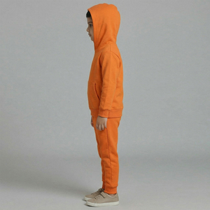 Ensembles de survêtements et de jogging d'hiver pour adultes, personnalisés, décontractés, respirants, grande taille, à capuche, 100% coton, couleur unie, vente en gros - Product Image 3