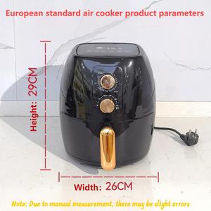 Freidora de aire caliente eléctrica multifuncional inteligente de gran capacidad de 6,5 L, horno de buena calidad para uso doméstico - Product Image 5