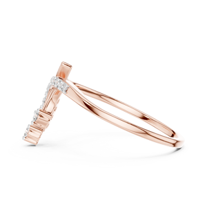 Anillo de Diamante Redondo Cultivado en Laboratorio, Único, con Corte Redondo, en Oro Rosa de 18 Quilates, para Uso Diario, Eventos Glamurosos, Compromisos, Bodas, Fiestas, Regalos para Mujeres - Product Image 2