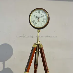 floor clock Wood Grandfather Style Vintage Adjustable Antique Floor Standing Roman Number Clock