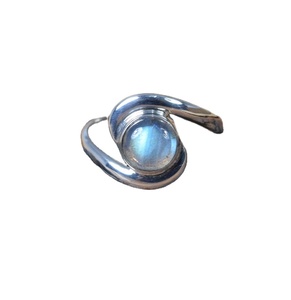 Anillo de Plata de Ley 925 con Baño de Oro Rosa y Labradorita para Mujer, Ideal para Regalo de Boda - Product Image 1