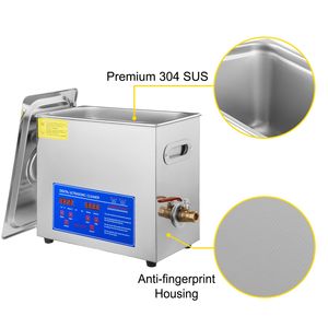 Pulitore a Ultrasuoni per Vinile da 6L |   Macchina per Pulizia da 12 Pollici |   Capacità di 8 Registrazioni |   180W |   Uso Domestico" - Product Image 6