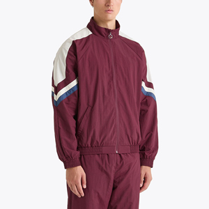 Conjunto Deportivo Personalizado para Hombre, Talla Grande, Reflectante, de Nailon, Chaqueta Cortavientos, Pantalón Deportivo, Corte Holgado, Ropa Deportiva de Invierno - Product Image 3