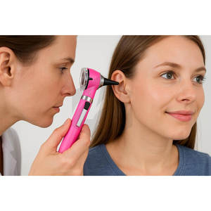 Otoscopio al por Mayor, Color Rosa, Juego de Instrumentos de Diagnóstico para Exámenes ORL Profesionales y Uso Médico - Product Image 5