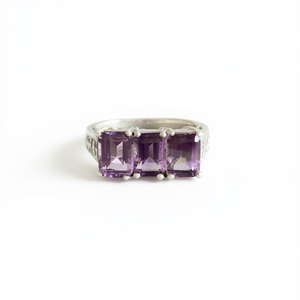 แหวนดีไซน์เนอร์อเมทิสต์ น้ำหนัก 3.7 กรัม - Product Image 2