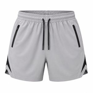 Men's Black Solid Color Canvas Knitted Drawstring Waist Breathable <b>Quick</b> <b>Dry</b> Sporty <b>Shorts</b> with Side Stripe Mid Length - Product Image 5