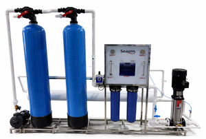 ระบบกรองน้ำอุตสาหกรรมแบบ Reverse Osmosis (RO) ขนาด 2000 ลิตรต่อชั่วโมง พร้อมแท่นสแตนเลส สำหรับโรงงานผลิตน้ำดื่มเชิงพาณิชย์ - Product Image 3