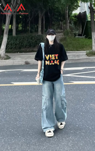 T-shirt décontracté pour homme FMF à manches courtes, col rond, tissu TC 95% coton, imprimé sur le devant (impression graphique), écologique, respirant - Product Image 6