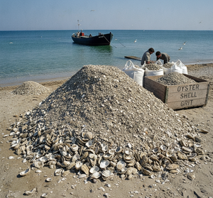 Premium Natural Oyster Shell <b>Grit</b> – High Calcium Feed Supplement for Poultry & Animal Nutrition - Product Image 3
