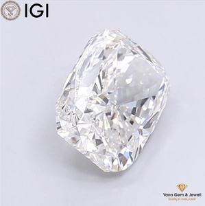 Diamant de laboratoire CVD de 3,50 carats, forme coussin, clarté VVS2, couleur F, avec certificat IGI, pour la création de bagues personnalisées - Product Image 6