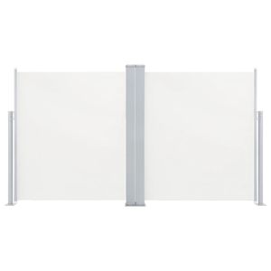 Auvent latéral crème rétractable 55.1 "x 236.2" moustiquaire de porte et de fenêtre - Product Image 4