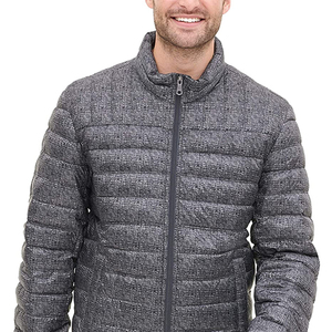 <b>Top</b> Selling High Quality Unisex 100% Nylon Canvas Puffer Winter Hooded Jacket with Stand Collar Custom Design Wholesale Price - Product Image 5